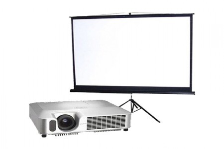 Projector and screen Epson EB-2042