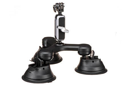 Triple suction holder