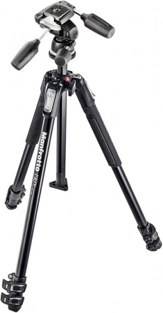 Manfrotto 190X aluminum tripod photo incl. 804RC2 MKII head