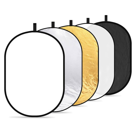 Lighting Reflector/Diffuser Kit 5-in-1 Portable