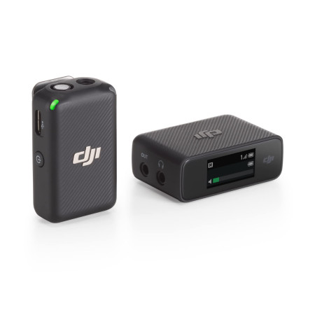 DJI Mic (1 TX + 1 RX), Wireless Lavalier Microphone