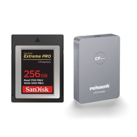 256GB Extreme PRO CFexpress Card Type B + Reader
